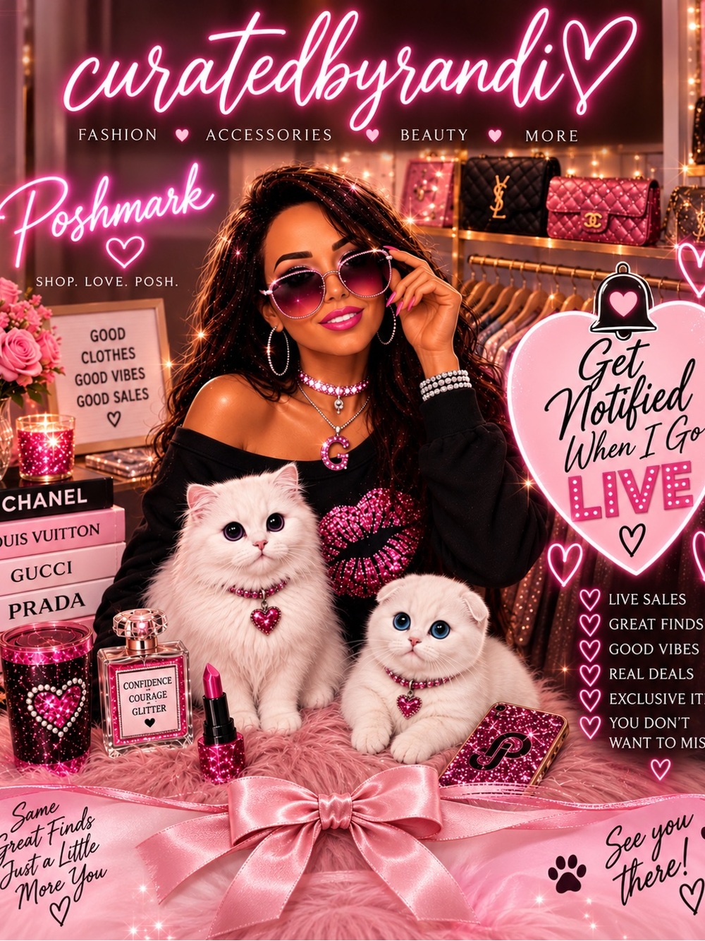 Heart to get notified when I go live!